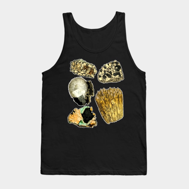 Rocks Minerals | Crystals Geodes Geology Tank Top by encycloart